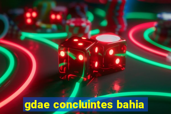 gdae concluintes bahia